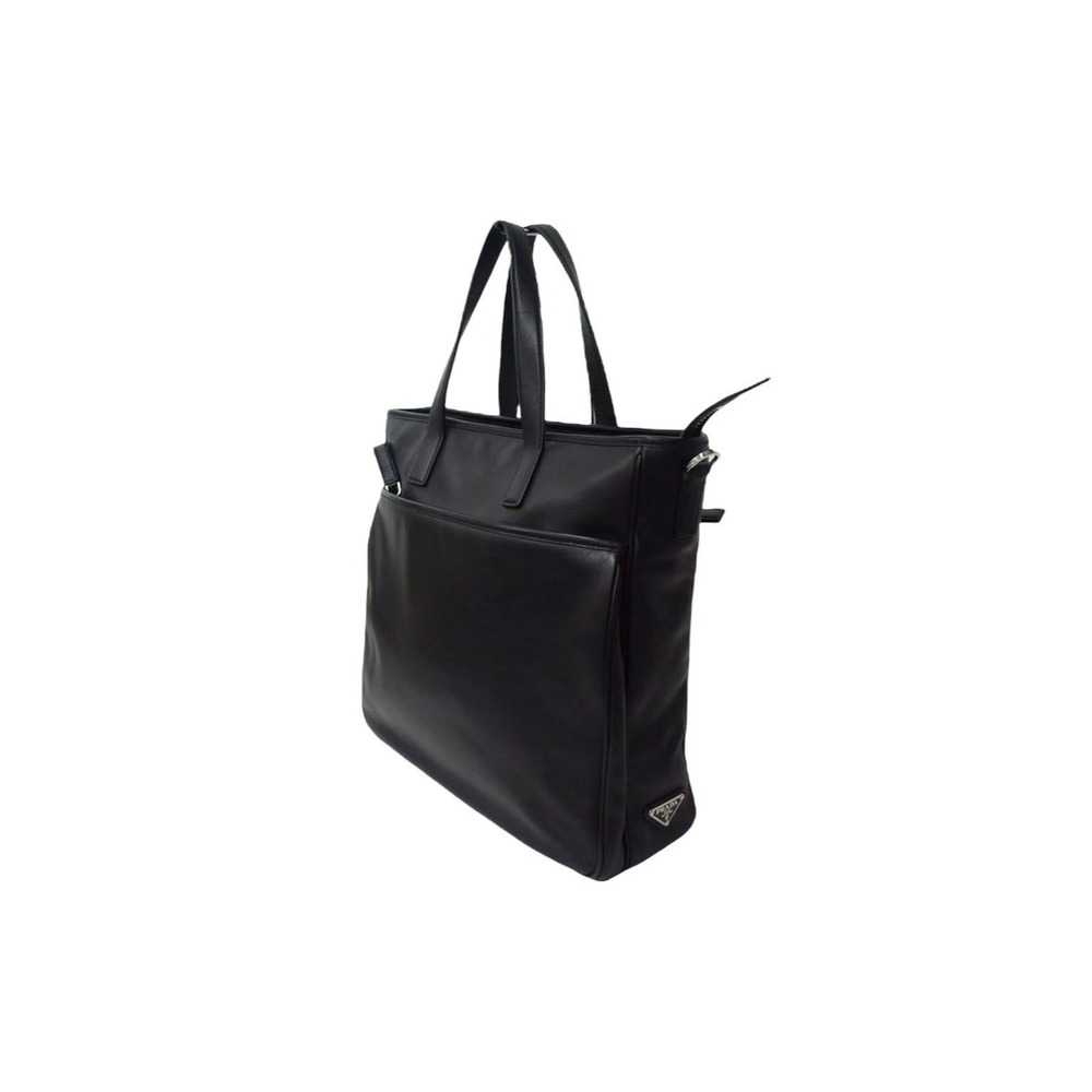 Prada Tote Black Nero Black Shoulder Bag